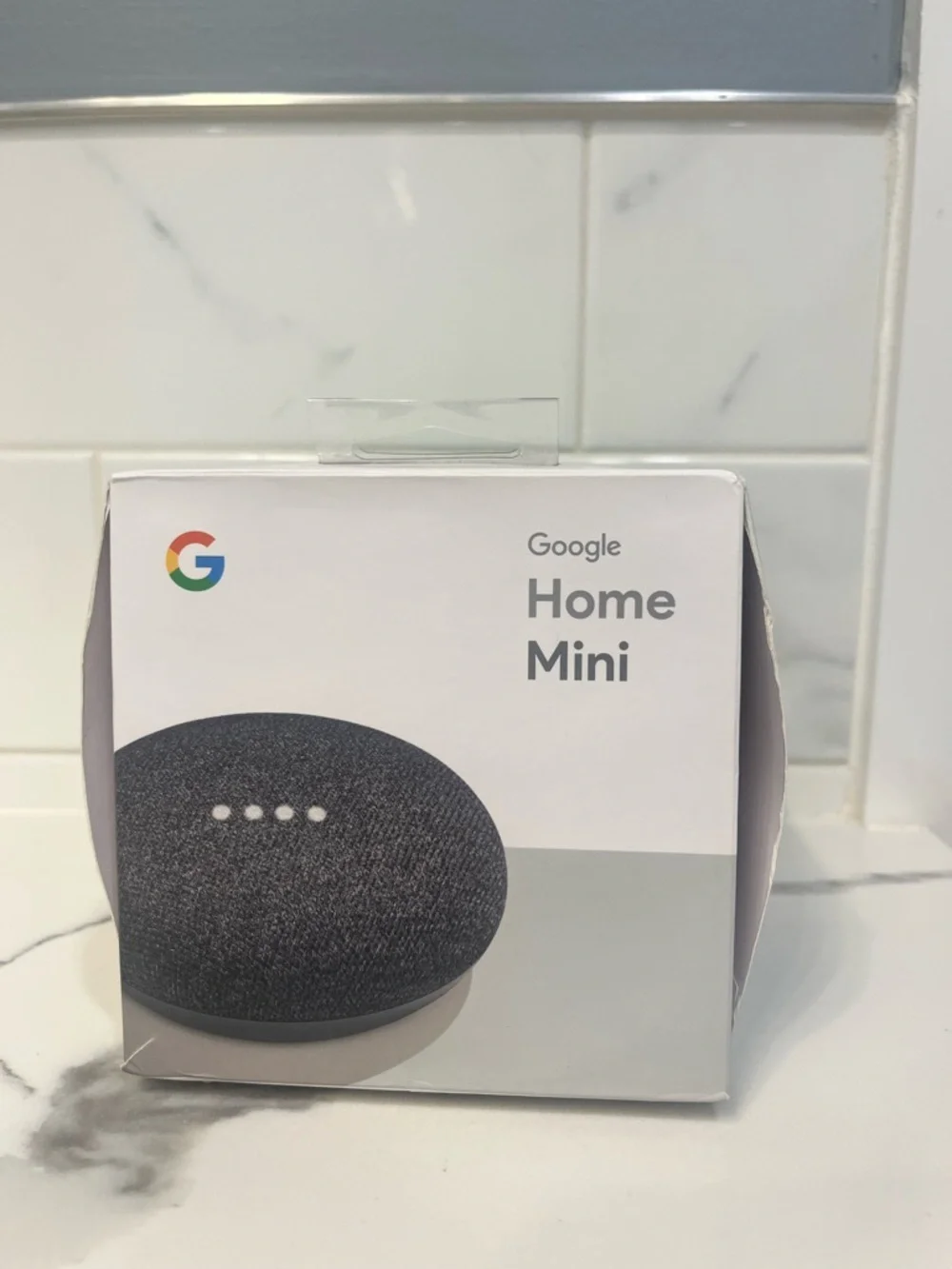 New Open BoxGoogle Home Mini Bluetooth Speaker Smart‎ Assistant Charcoal GA00216